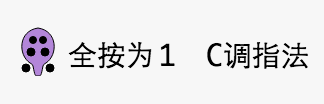 C调指法